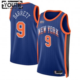 Dres New York Knicks RJ Barrett Nike 2023-24 City Edition Plava Swingman - Dječji